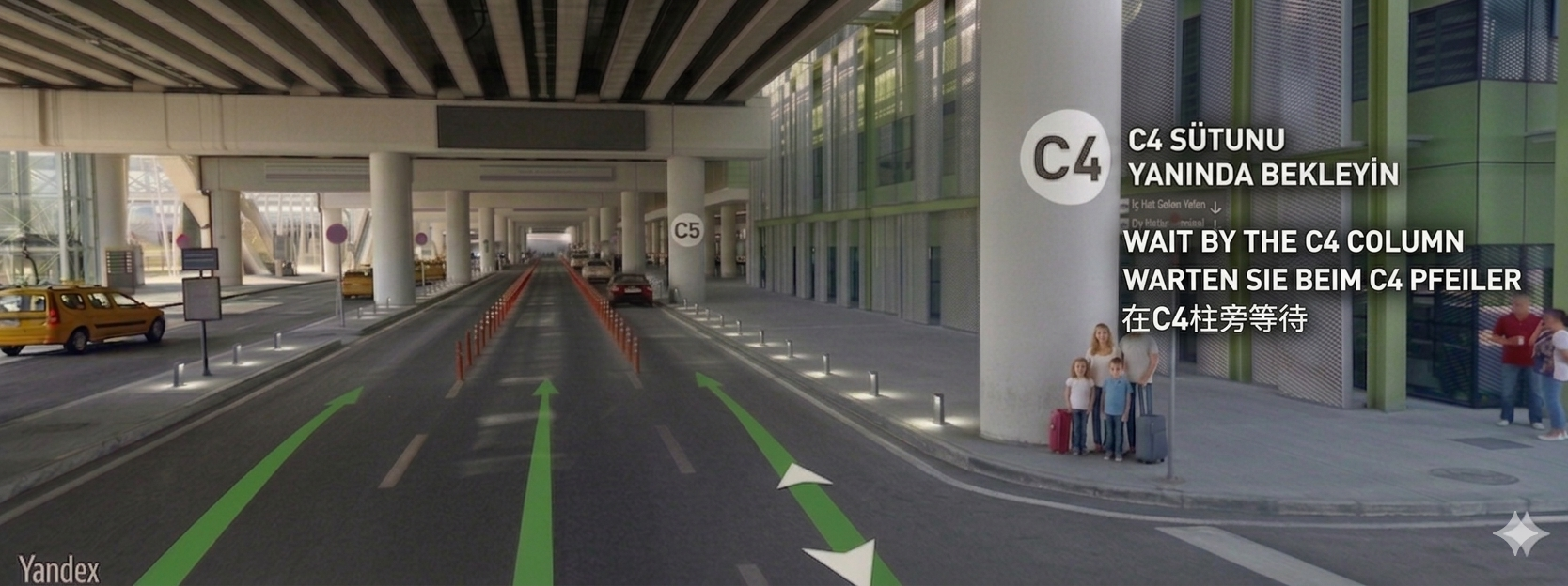 Izmir ADB Parkplatz und Säulennummern