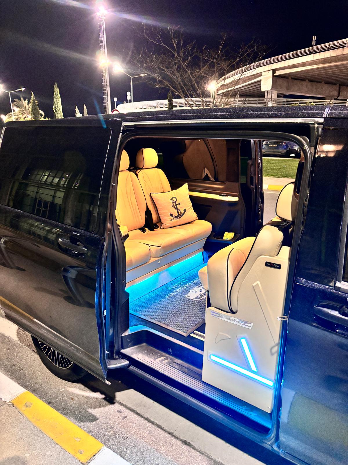 Mercedes Vito Tourer VIP iç mekan
