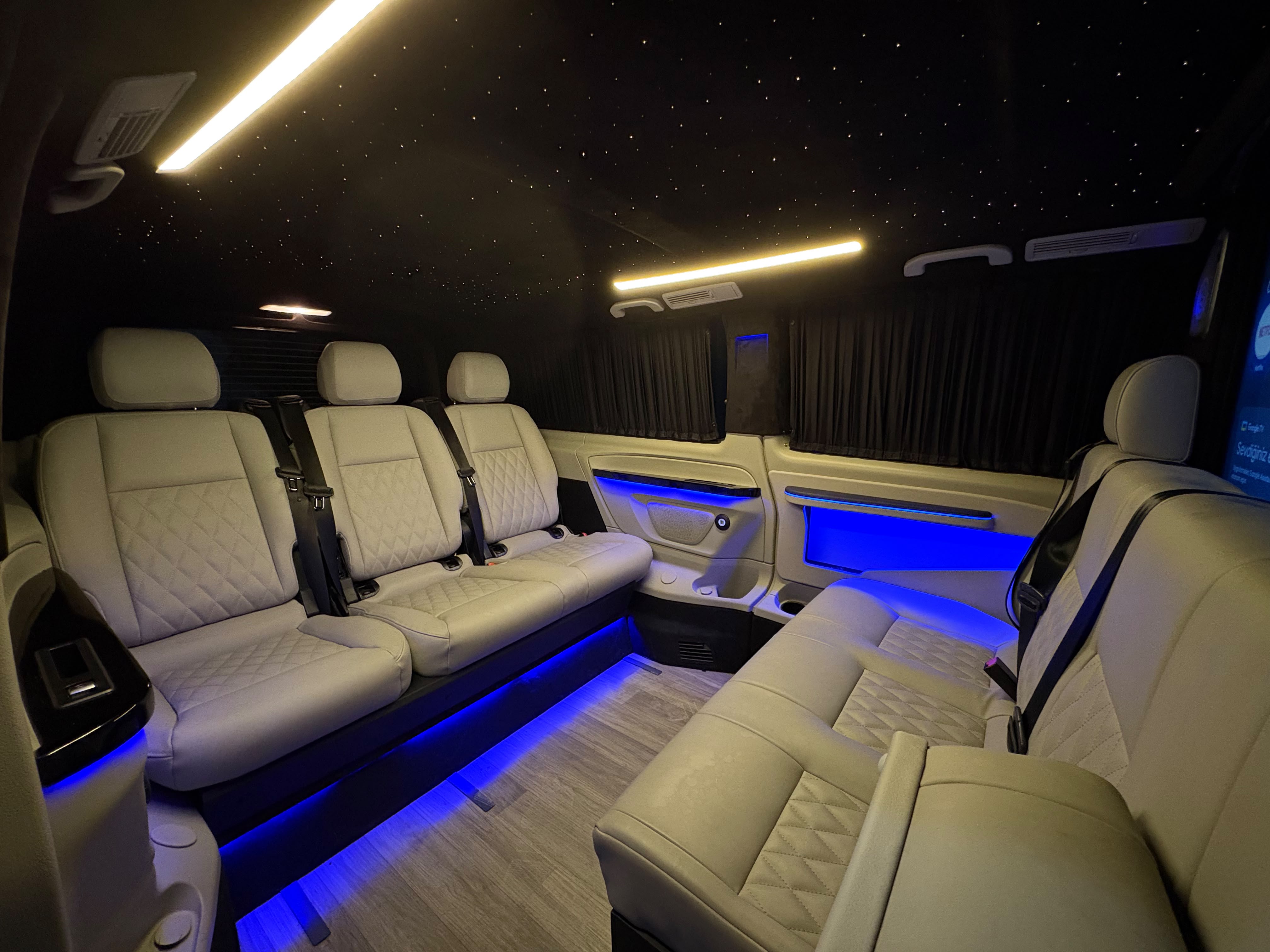 Mercedes Vito Tourer VIP iç mekan